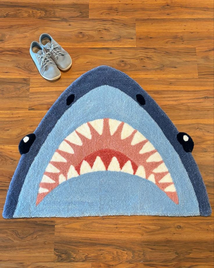 Shark rug by kaleenkari