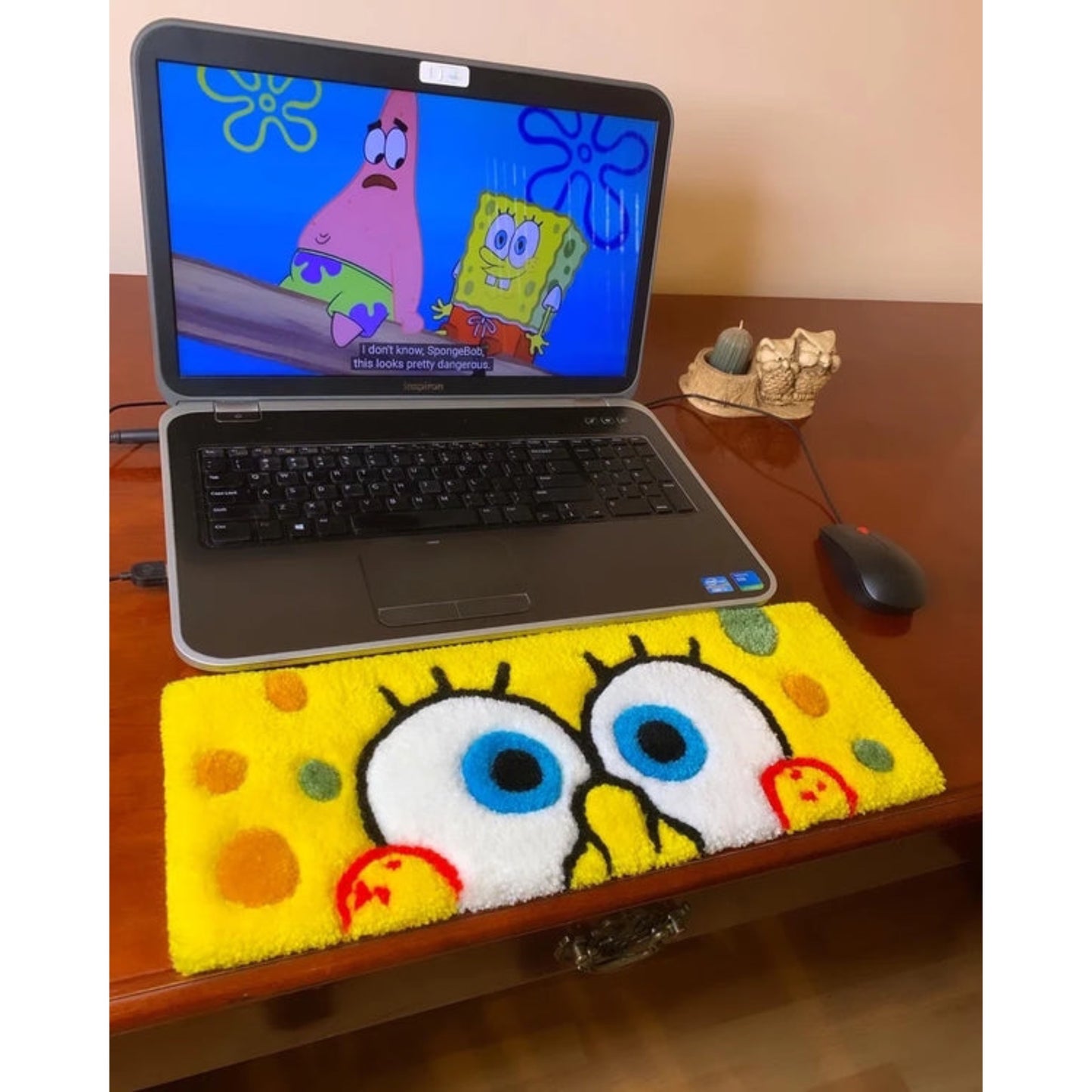 Spongebob Keyboard Rug