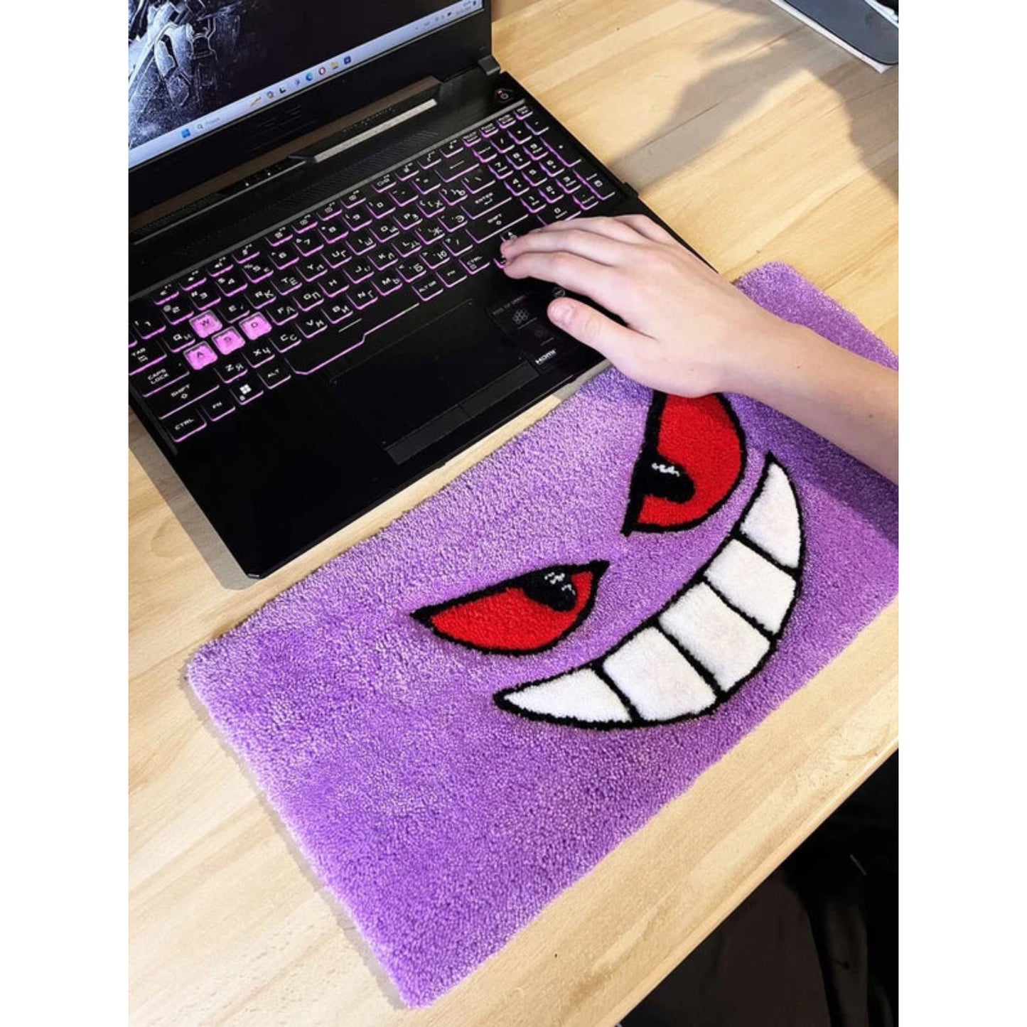 Gengar Keyboard Rug