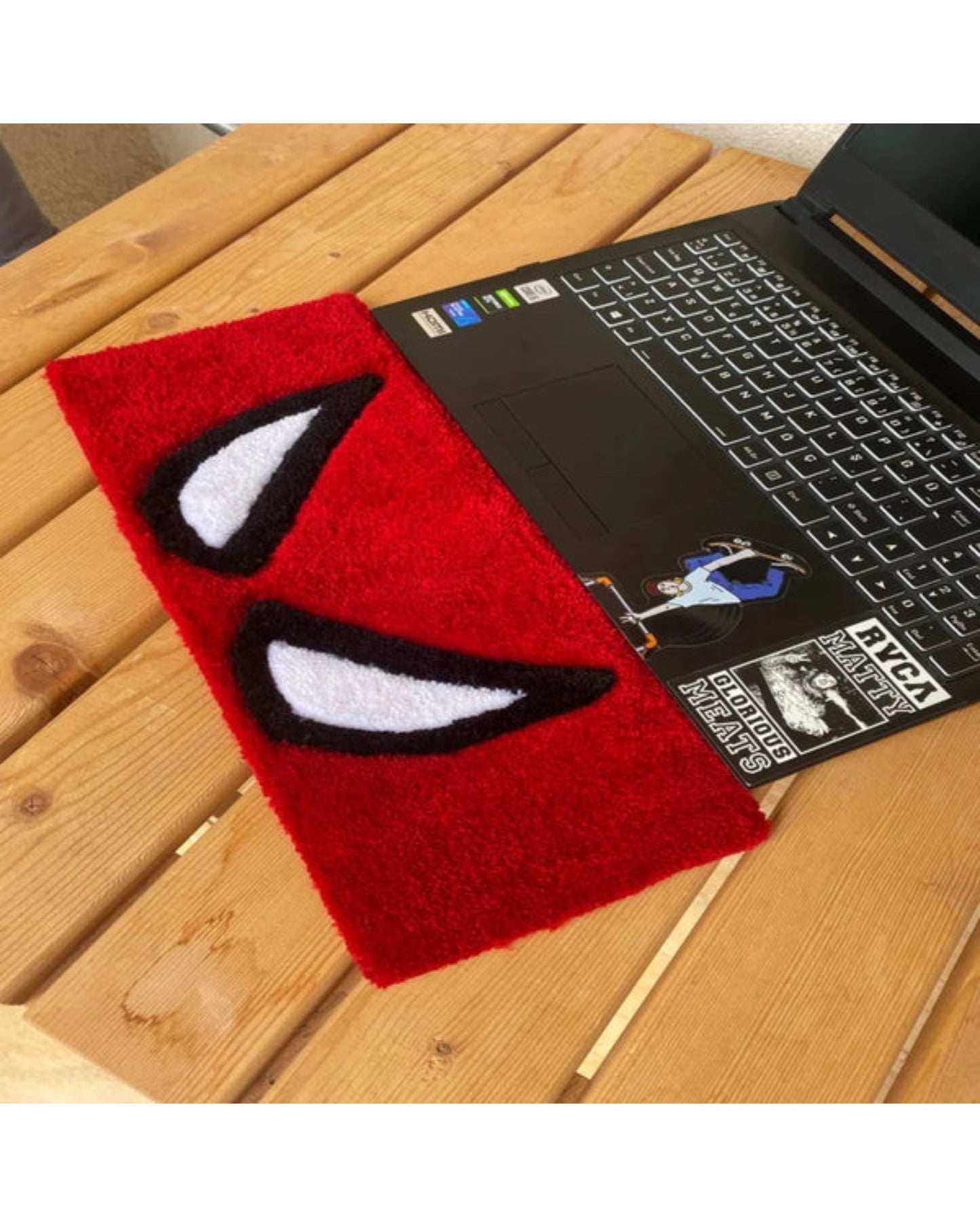 Spiderman Keyboard Rug