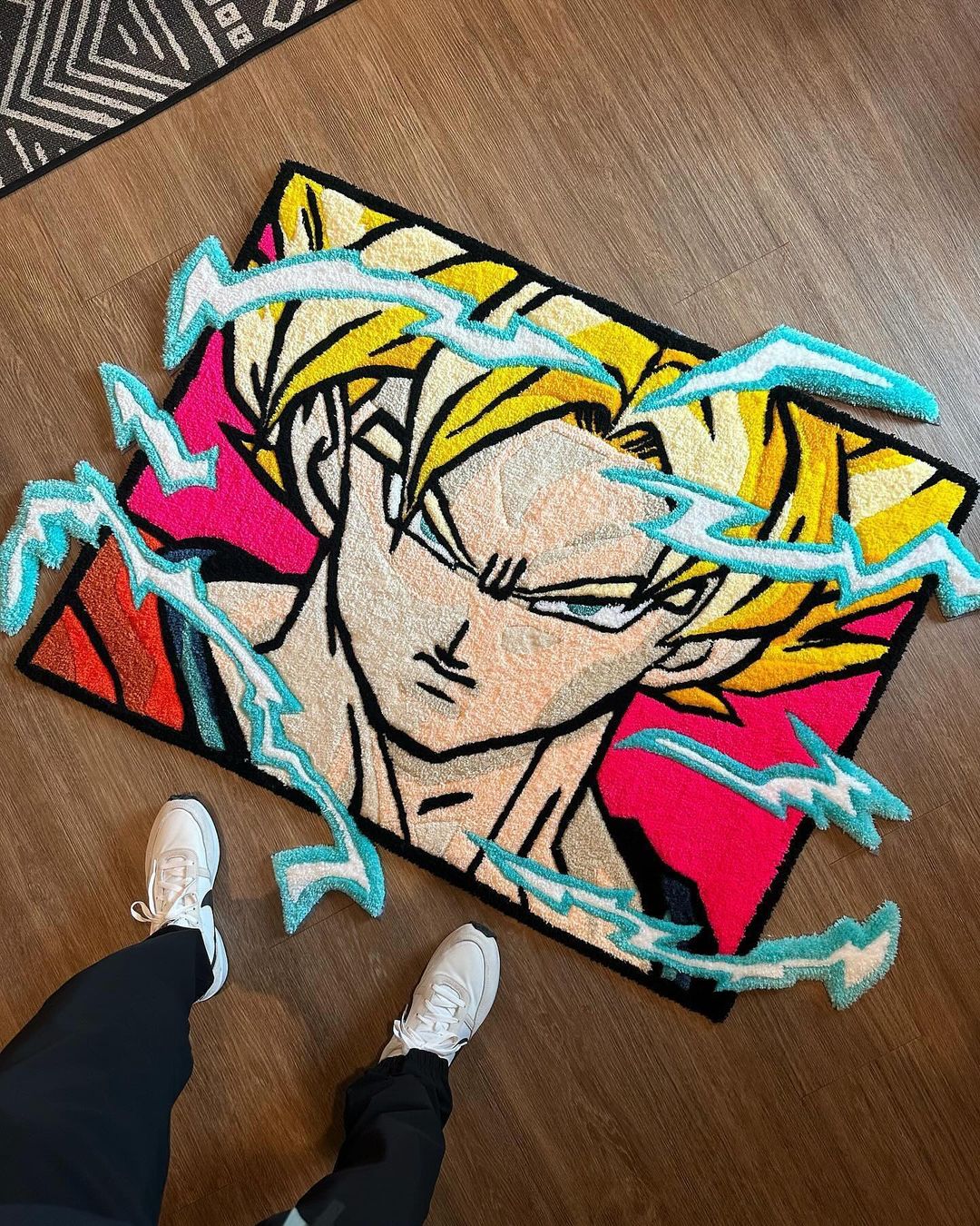 Goku Dragon Ball Z Hand Tufted 3D Rug