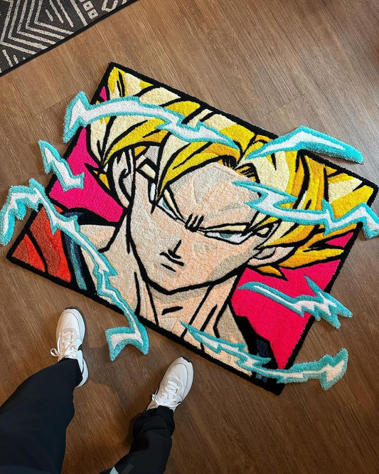 Goku Dragon Ball Z Hand Tufted 3D Rug