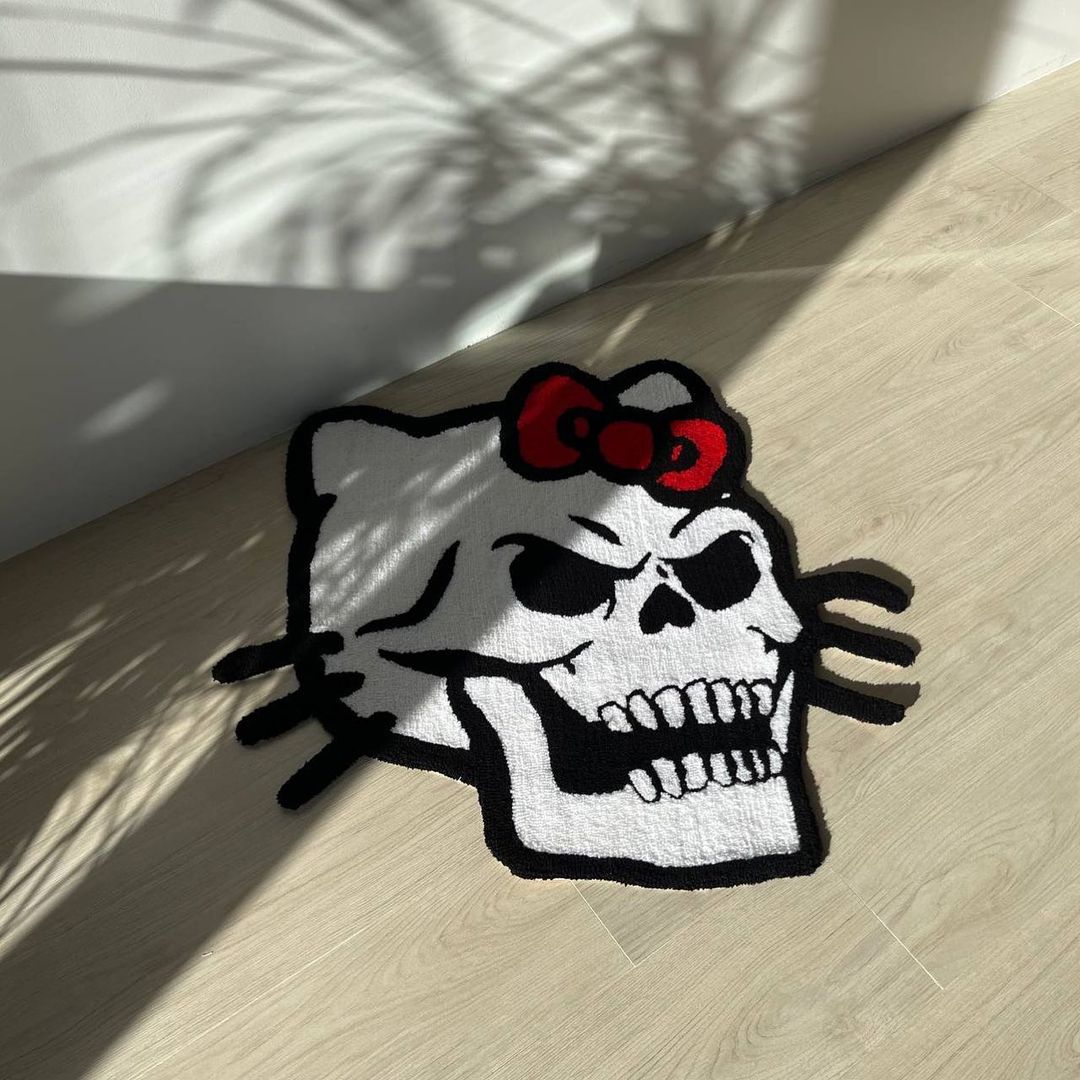 Kitty Skull Rug