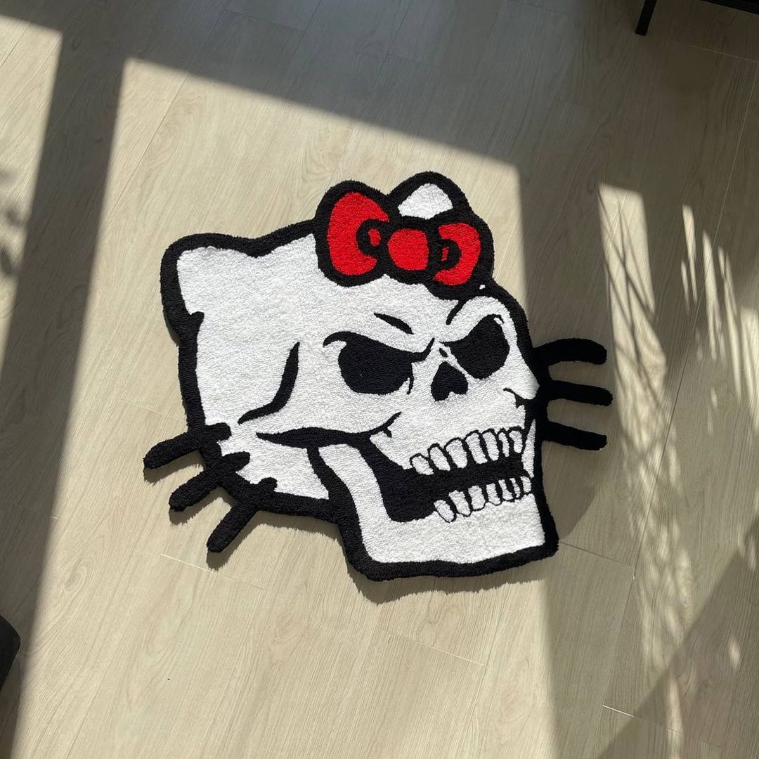 Kitty Skull Rug