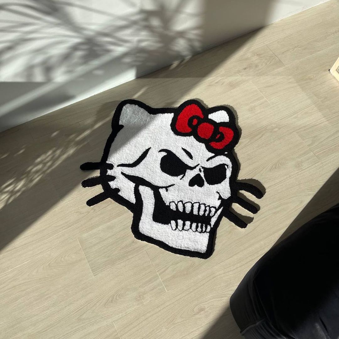 Kitty Skull Rug