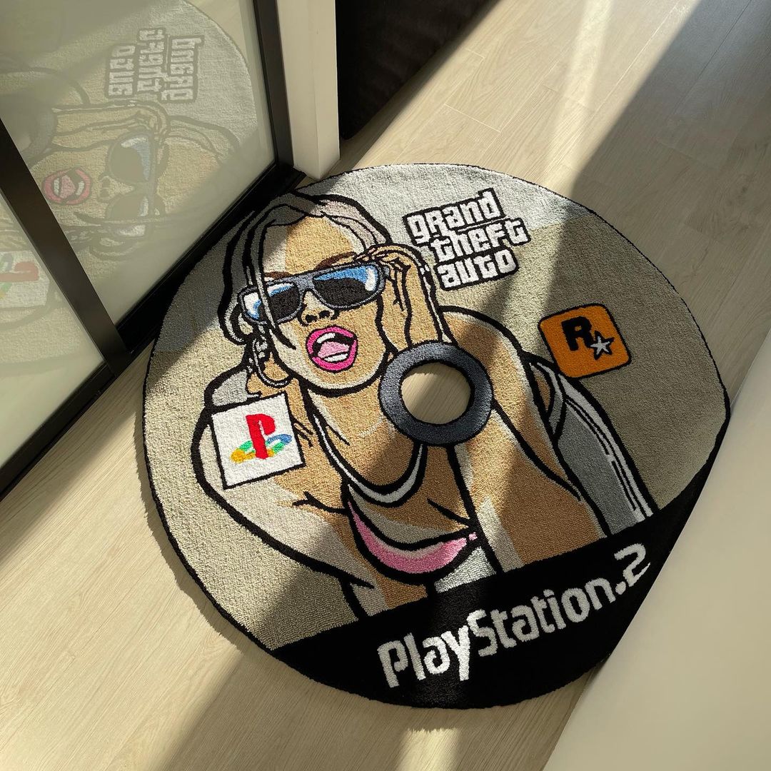 GTA San Andreas CD Rug