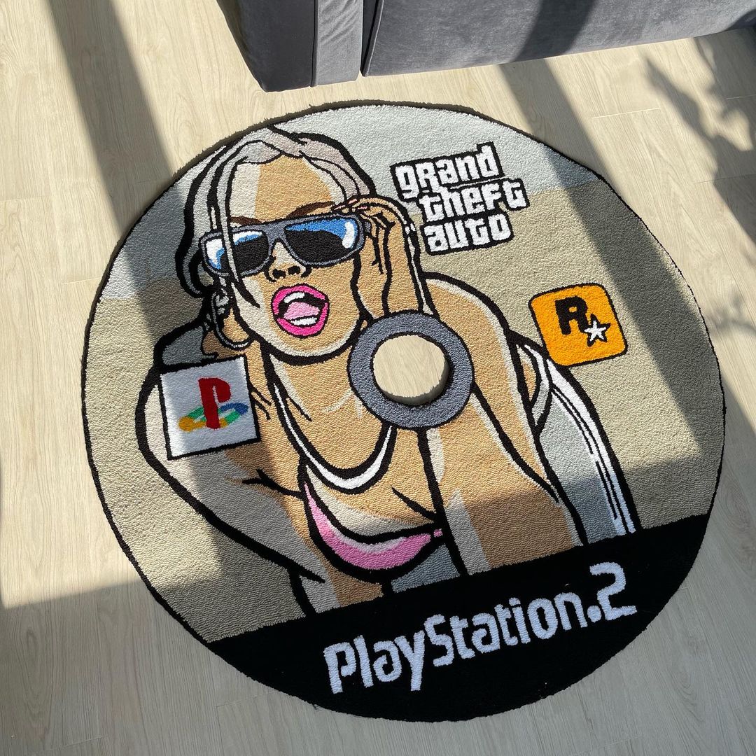 GTA San Andreas CD Rug