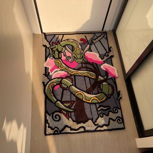 Rayquaza Pokemon Rug