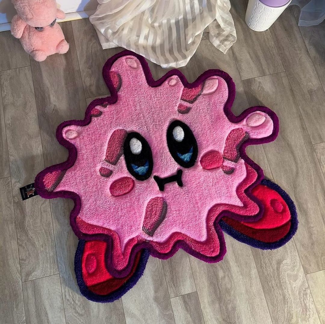 Cute Pink Pokemon Rug