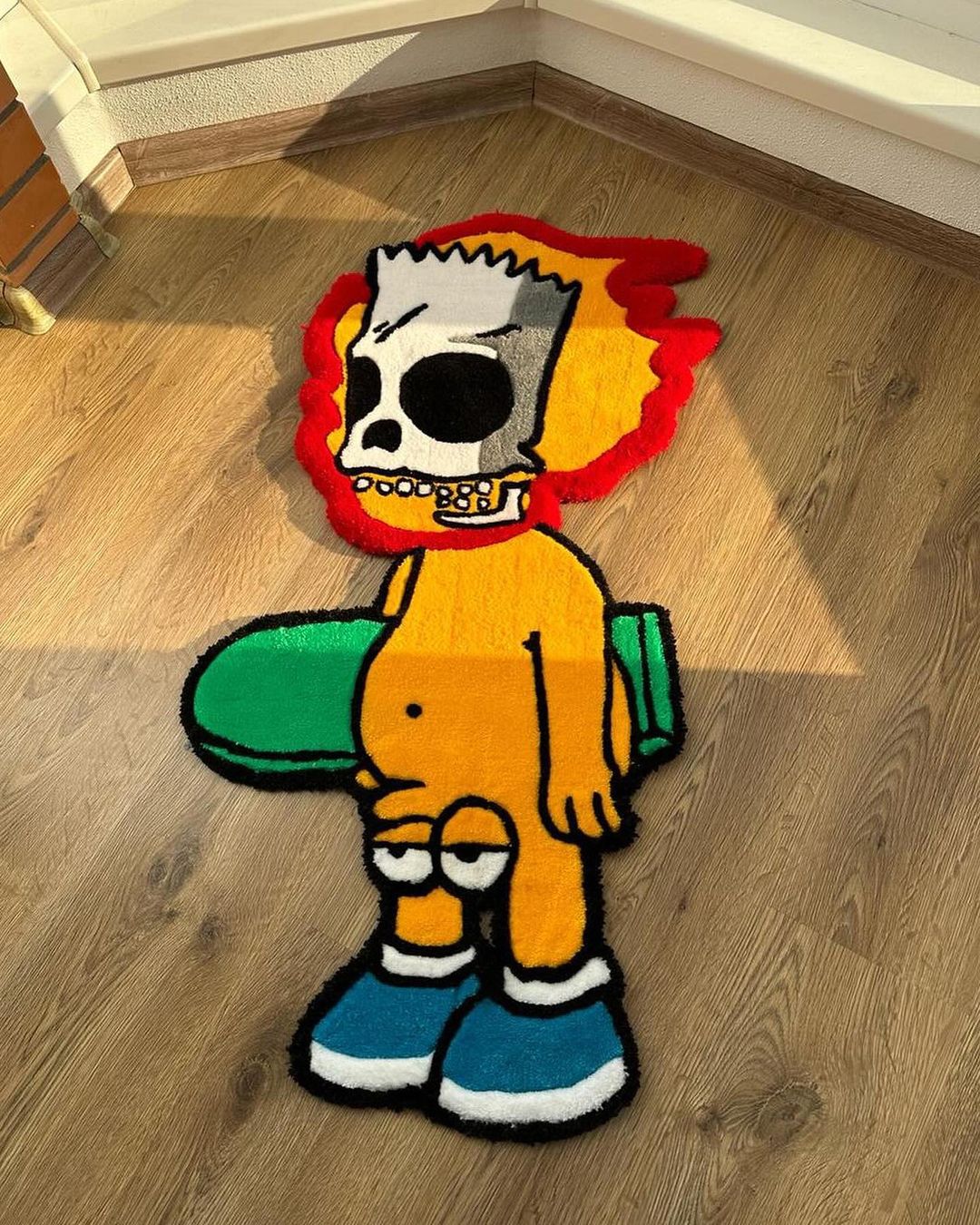 Skeleton Bart Rug