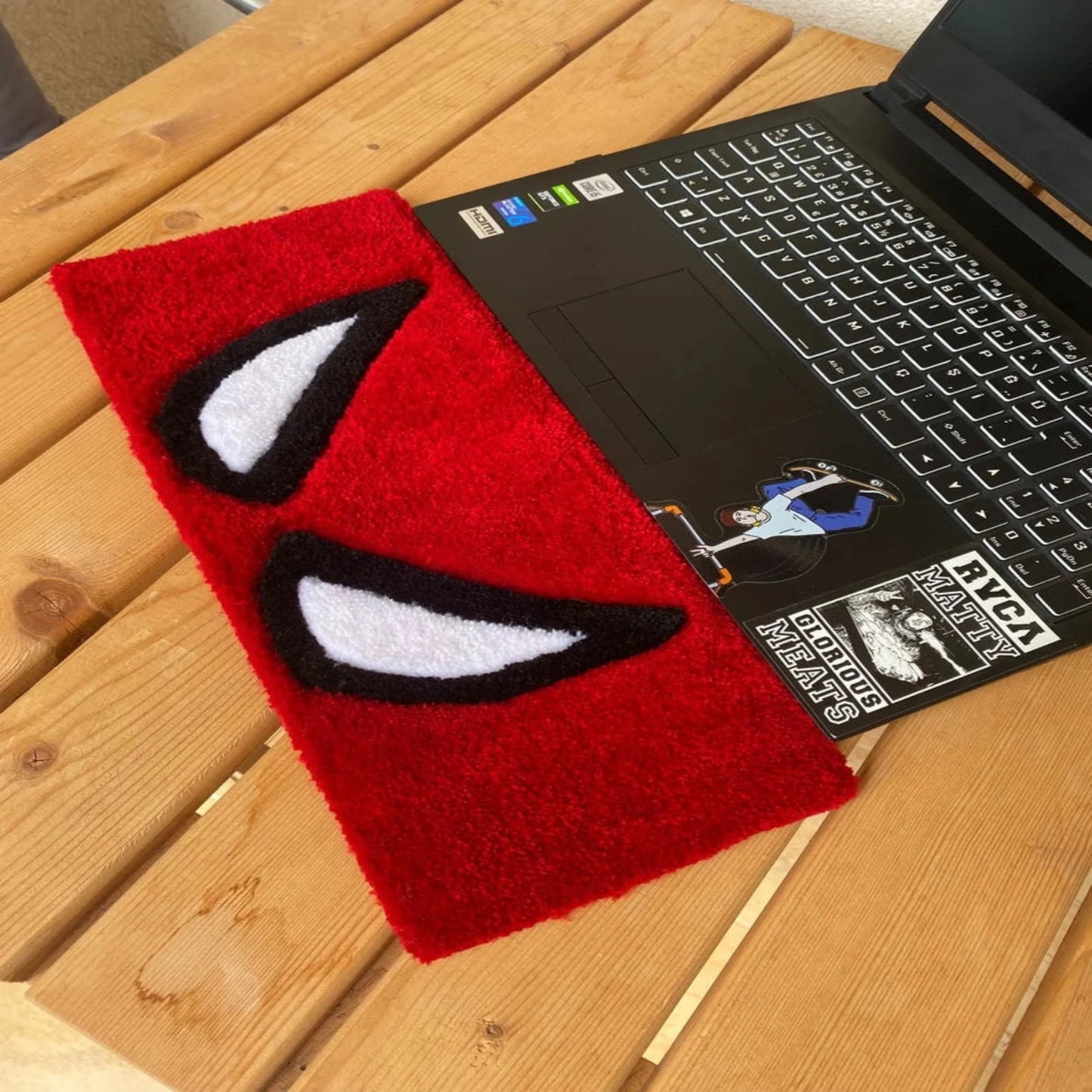 Spiderman Keyboard Rug