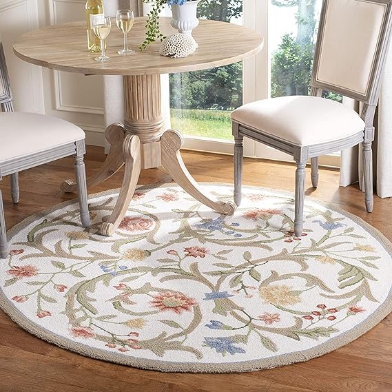 White Beige Modern Hand Tufted Carpet