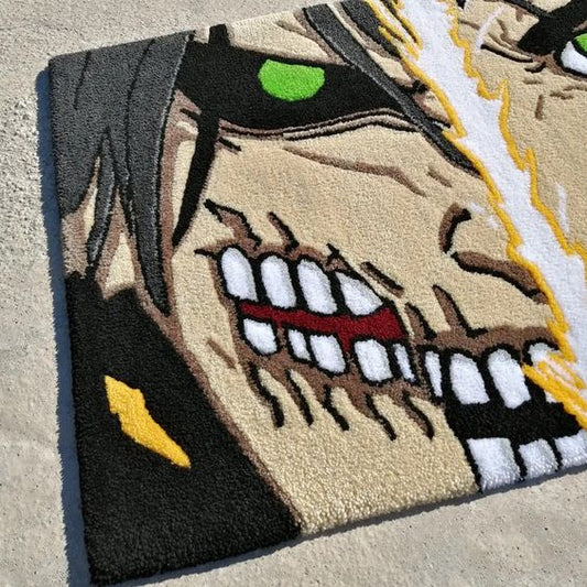 Handmade Attack On Titan Rug