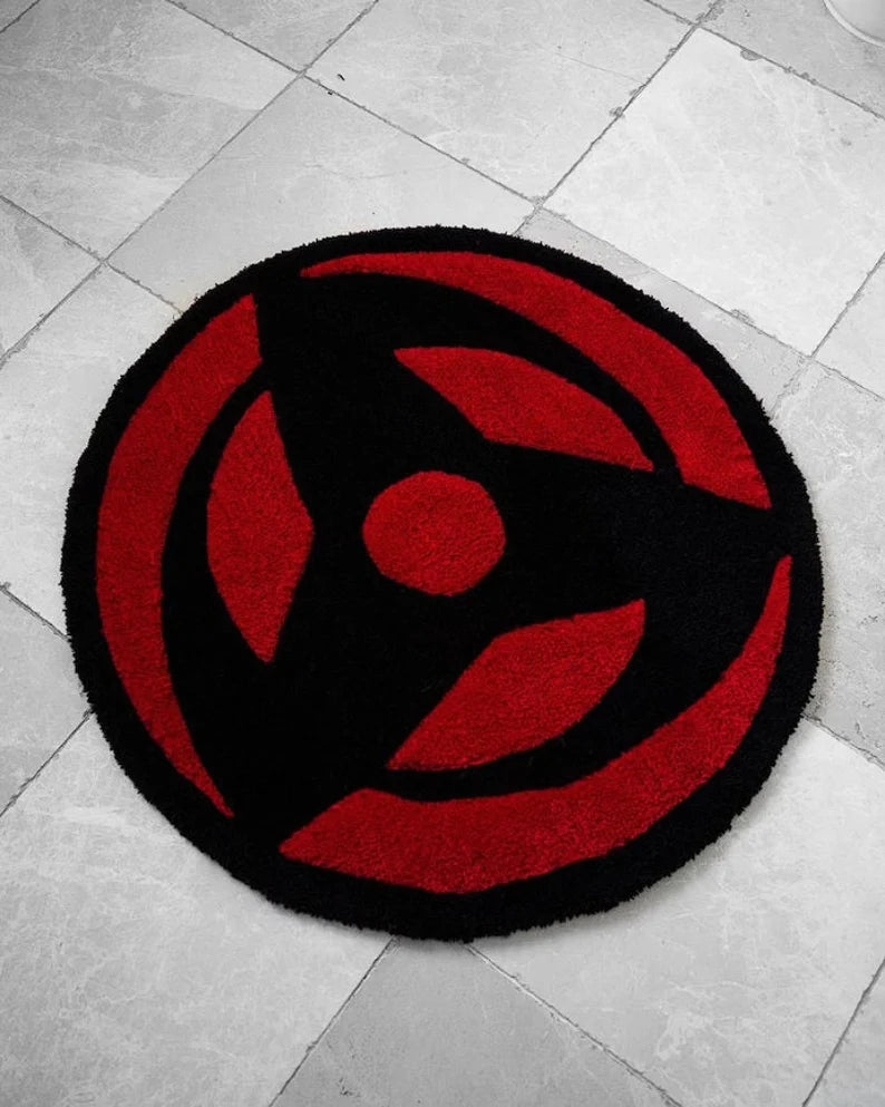 Circular Naruto Hand Tufted Rug