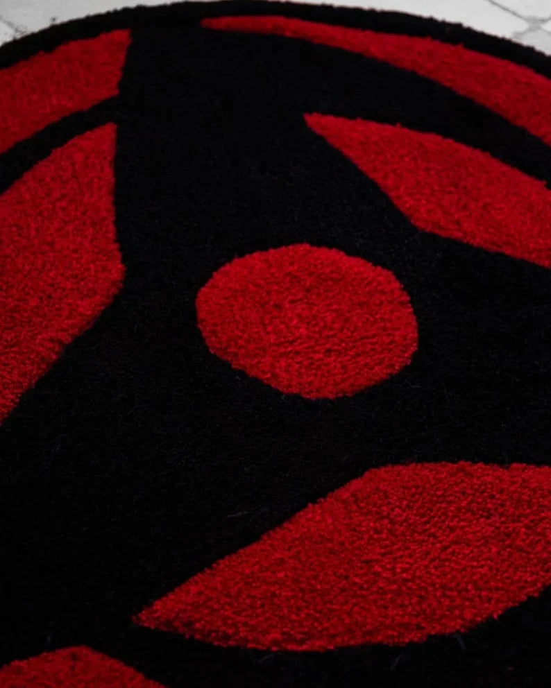 Circular Naruto Hand Tufted Rug