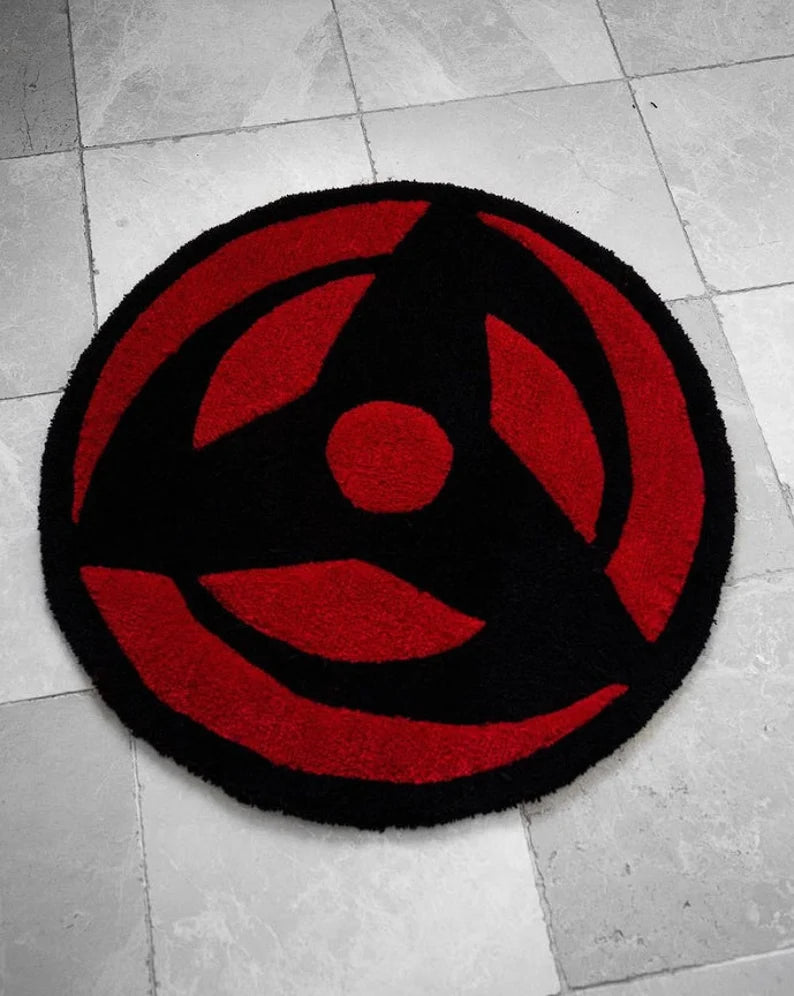 Circular Naruto Hand Tufted Rug