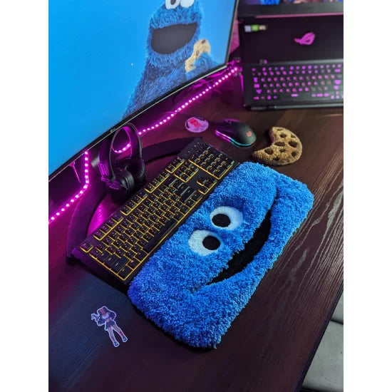 Blue Cute Keyboard Rug