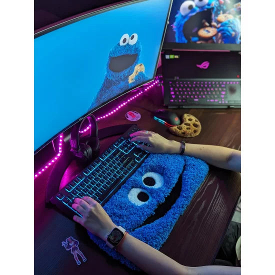 Blue Cute Keyboard Rug