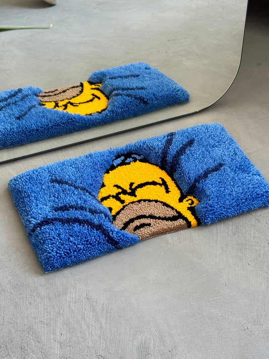 Blue Simpson Keyboard Rug