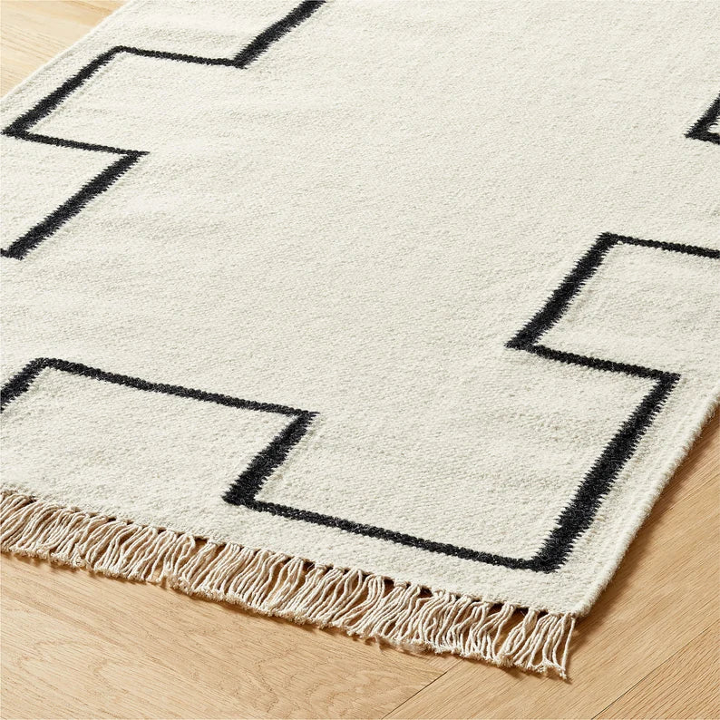 Cotton Bedside Runner Rug