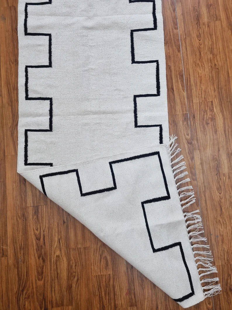 Cotton Bedside Runner Rug