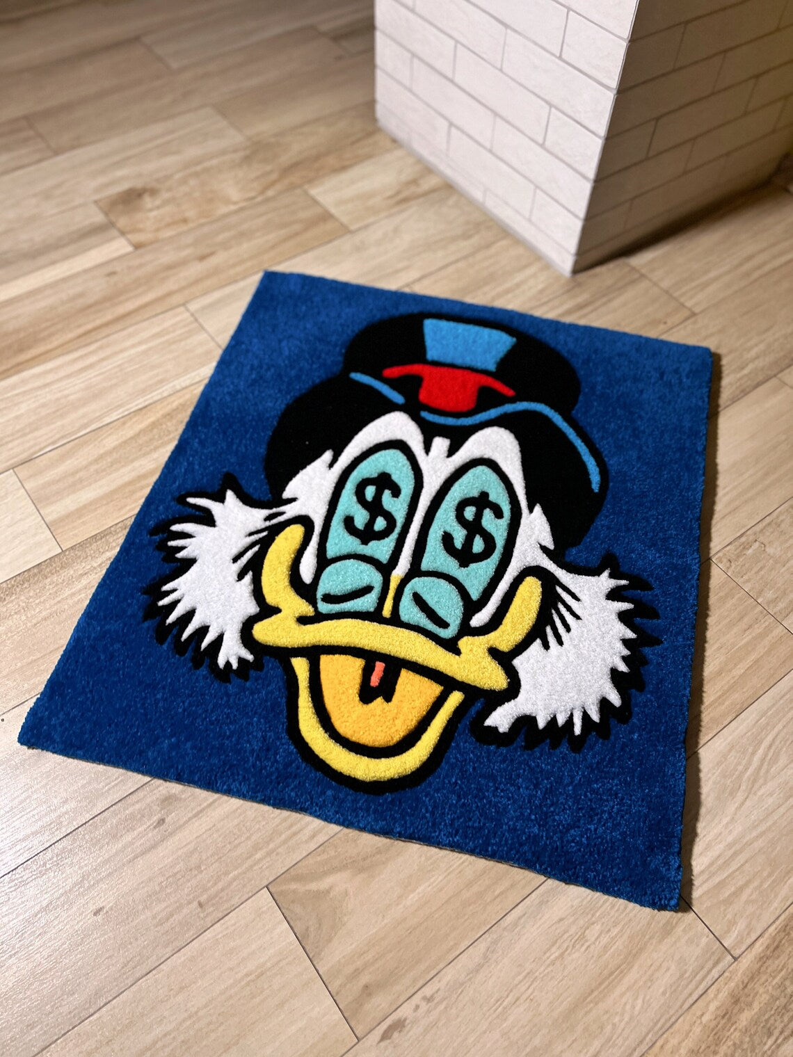 Blue Donald Duck Rug