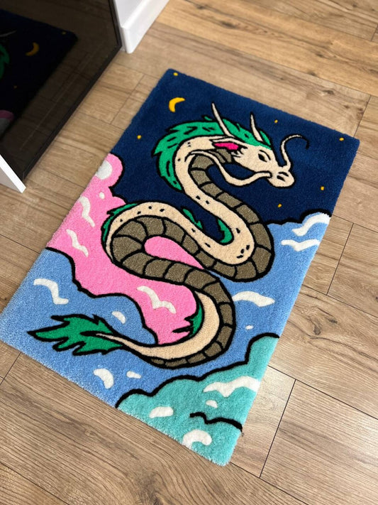 Colorful Dragon Rug