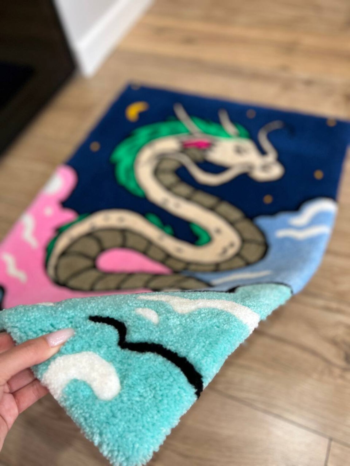 Colorful Dragon Rug