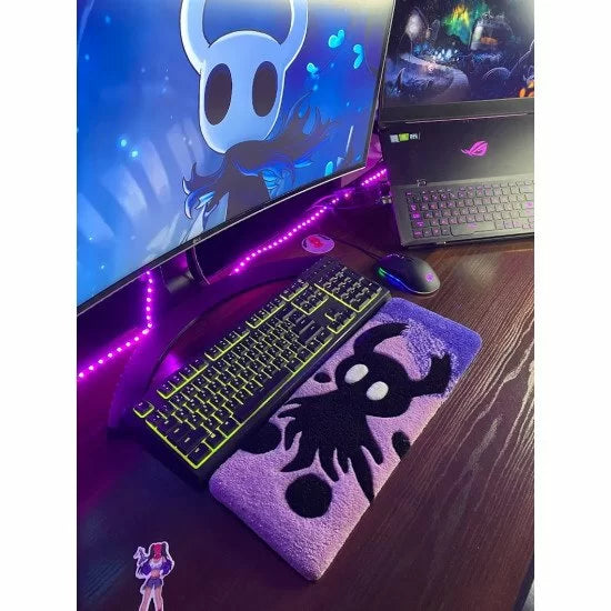 Purple Ghost Keyboard Rug