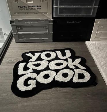 You Look Good Unshaped Rug