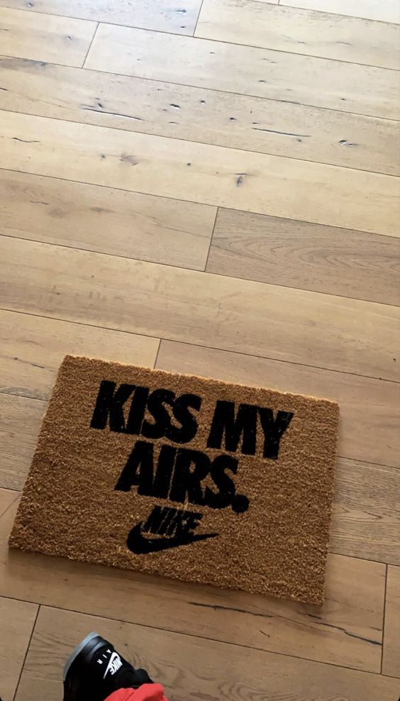 Kiss My Air Nike Doormat