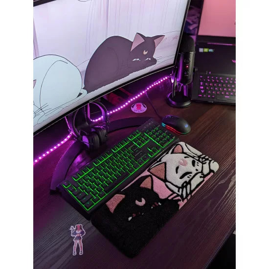 Cute Kittens Keyboard Rug