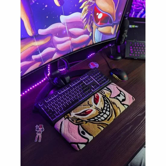 Smile Anime Keyboard Rug