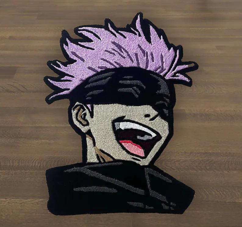 Laughing Anime Hand Tufted Rug