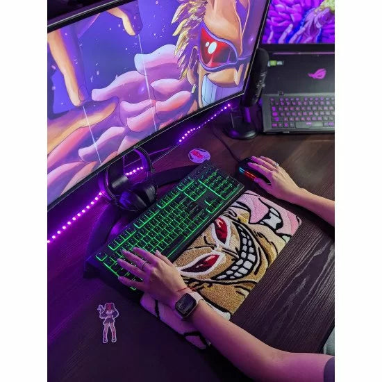 Smile Anime Keyboard Rug