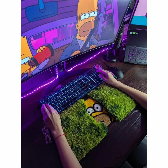 Peeping Simpson Keyboard Rug