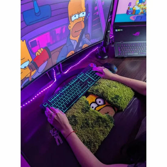 Peeping Simpson Keyboard Rug