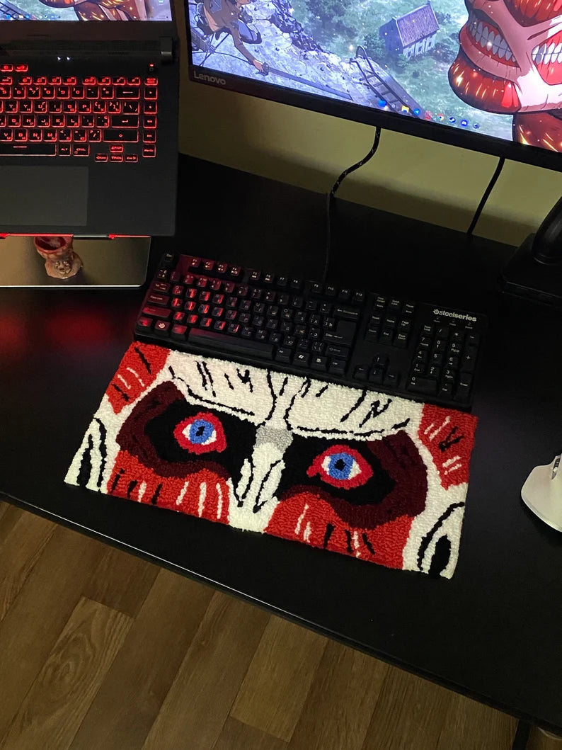 Attack on Titan Keyboard Rug