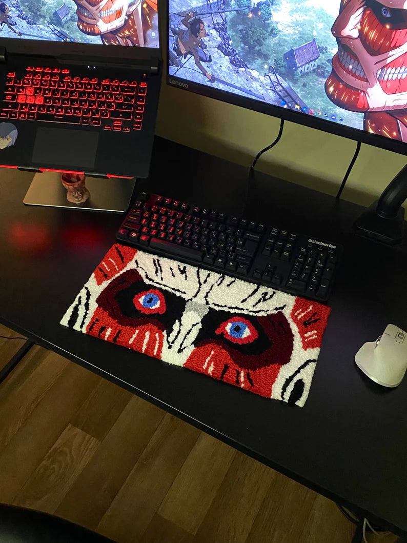 Attack on Titan Keyboard Rug