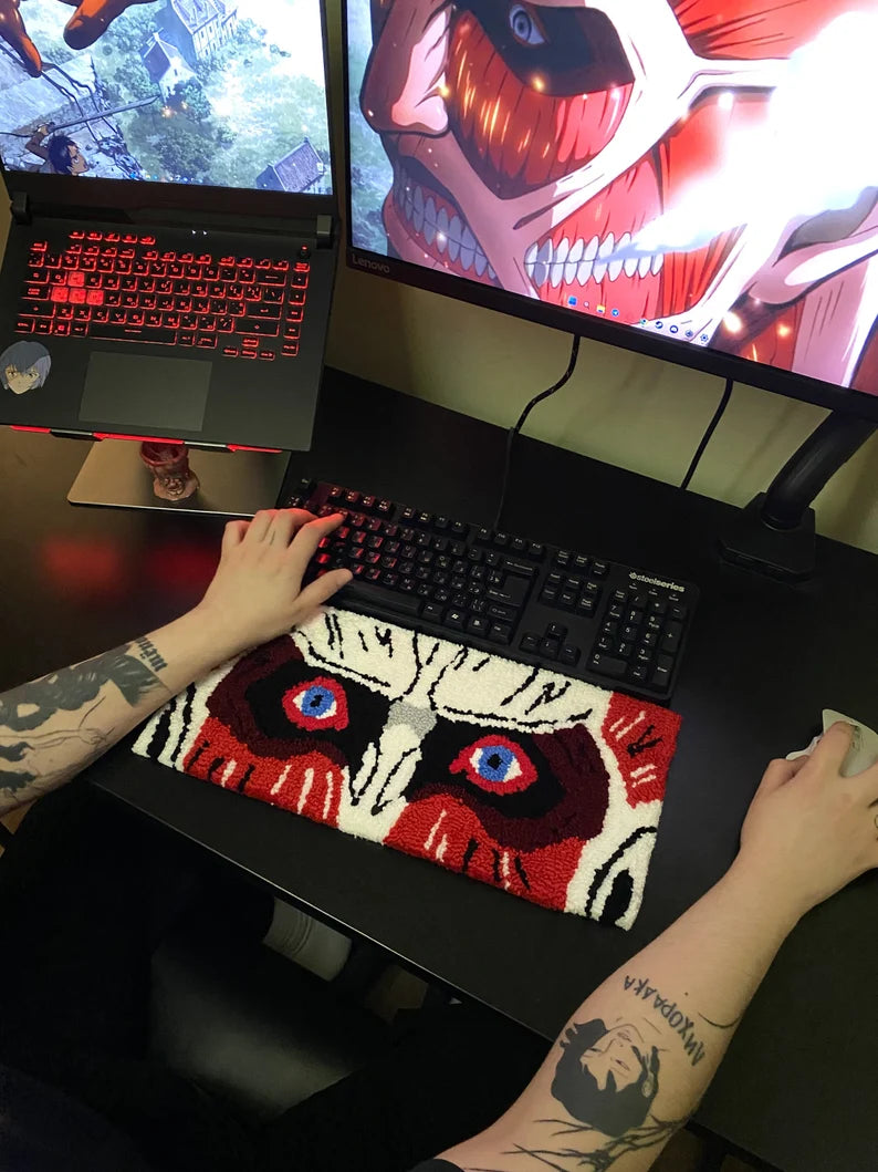 Attack on Titan Keyboard Rug