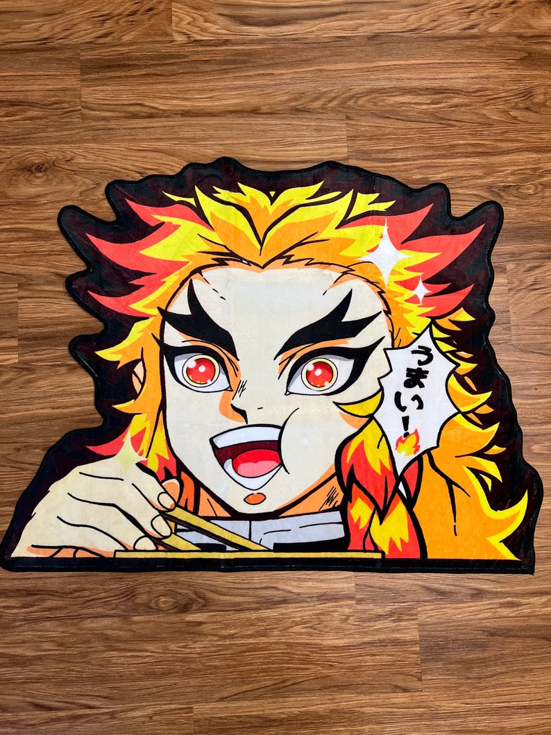 Orange Anime Rug