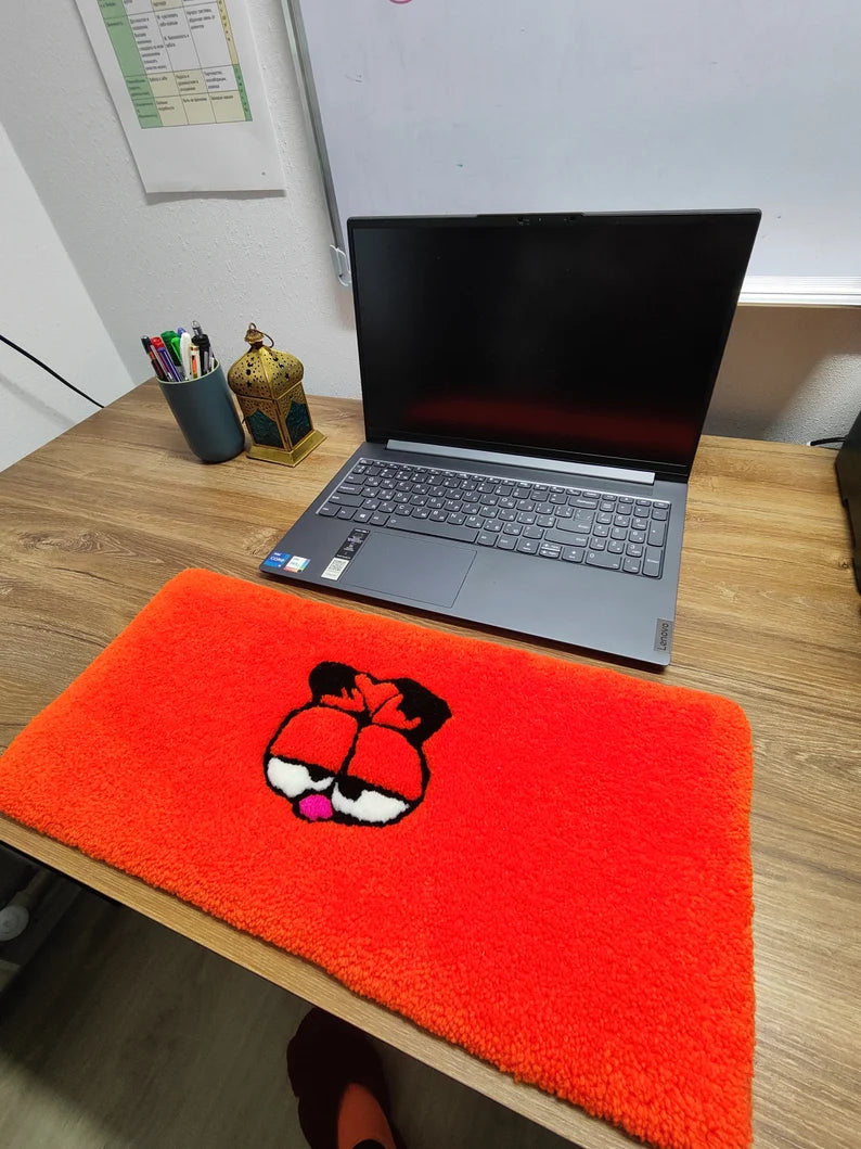 Sleepy Eyes Keyboard Rug