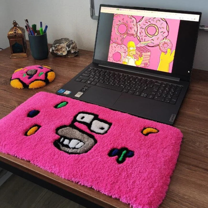 Simpson Pink Keyboard Rug