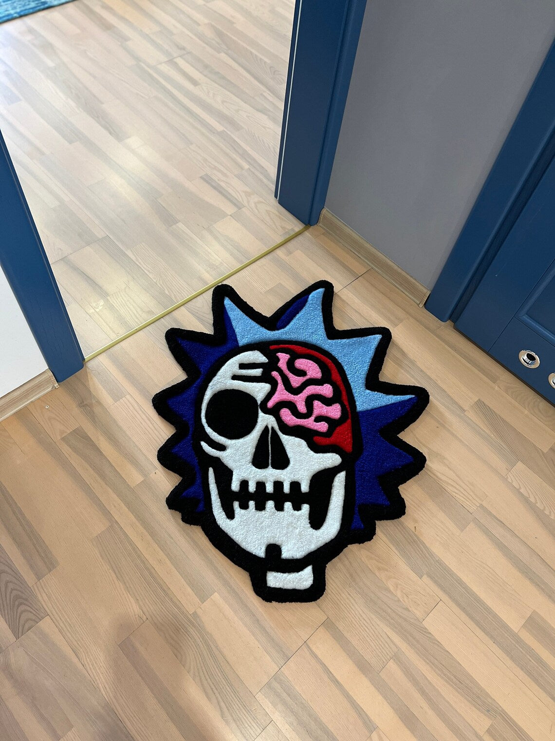 Rick Skull Hand Tufted Rug