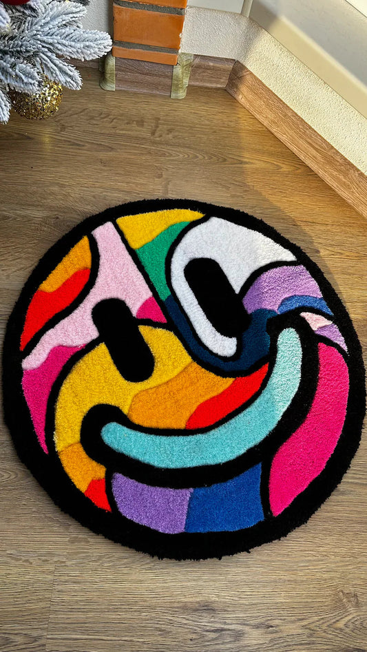 Colourful Smilie Rug