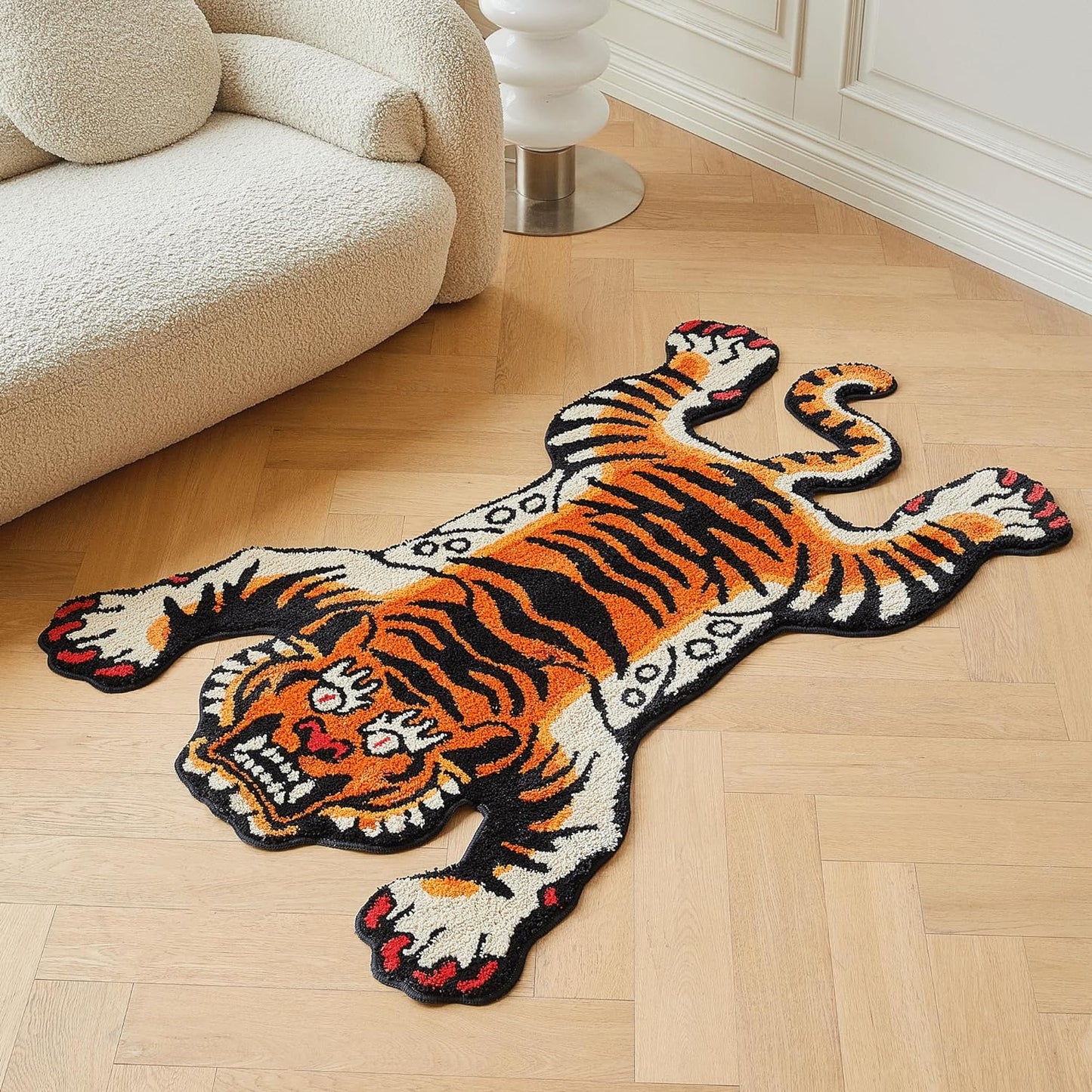 Tibetan Tiger Hand Tufted Rug